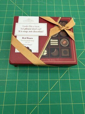 Castelbel Red Roses Luxury Triple-Milled Soap Gift Set NIP Valentines Day#2